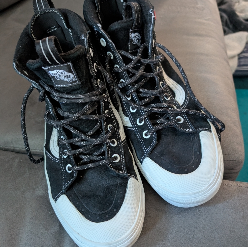 Vans Black and White Classic Sneakers